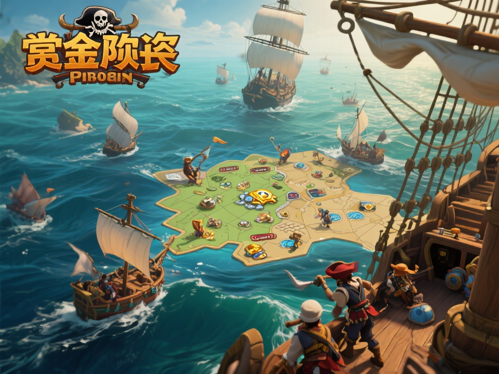 《赏金船长》是一款以海盗冒险为主题的电子游戏，玩家